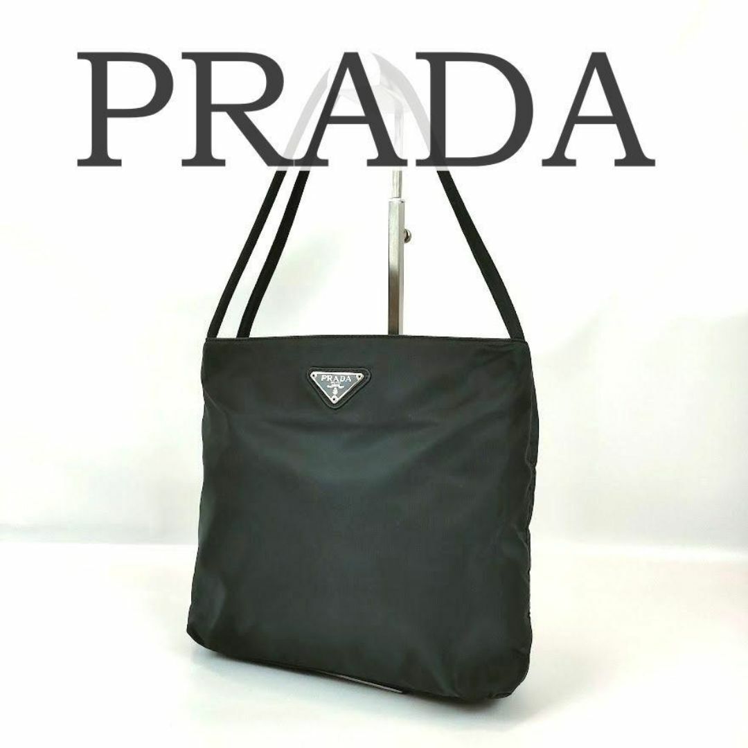PRADA - 美品 PRADA プラダ トートバッグ ナイロン グリーン 緑 PRADA - 美品 PRADA プラダ トートバッグ ナイロン グリーン 緑