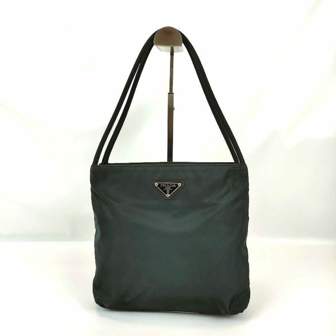 PRADA - 美品 PRADA プラダ トートバッグ ナイロン グリーン 緑 PRADA - 美品 PRADA プラダ トートバッグ ナイロン グリーン 緑