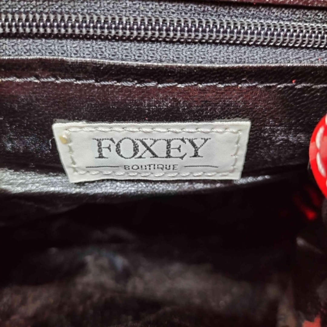 FOXEY - FOXEY(フォクシー) フロント刺繍デザインミニバック FOXEY - FOXEY(フォクシー) フロント刺繍デザインミニバック