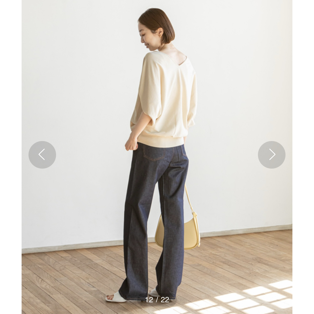 Noble - 極美品☆NOBLE ニュアンスカットニットプルオーバー Noble - 極美品☆NOBLE ニュアンスカットニットプルオーバー