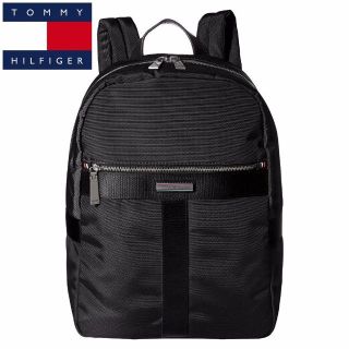 トミーヒルフィガー(TOMMY HILFIGER)の新品 未使用 ☆ トミーヒルフィガー ☆ リュック ブラック 大容量(バッグパック/リュック)