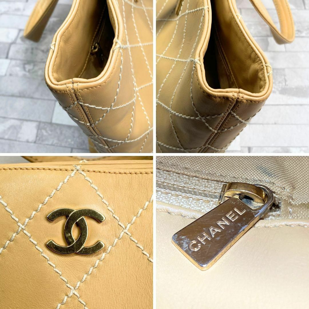CHANEL - シャネル ヴィンテージ ワイルドステッチ ココマーク CHANEL - シャネル ヴィンテージ ワイルドステッチ ココマーク