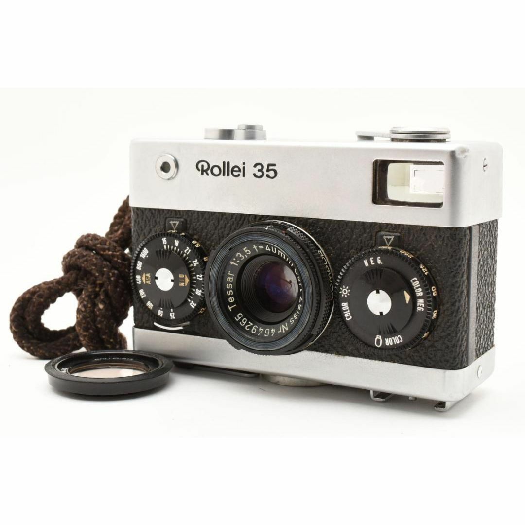 希少 Rollei 35 シルバー ドイツ製 コンパクトフィルムカメラの 希少 Rollei 35 シルバー ドイツ製 コンパクトフィルムカメラの