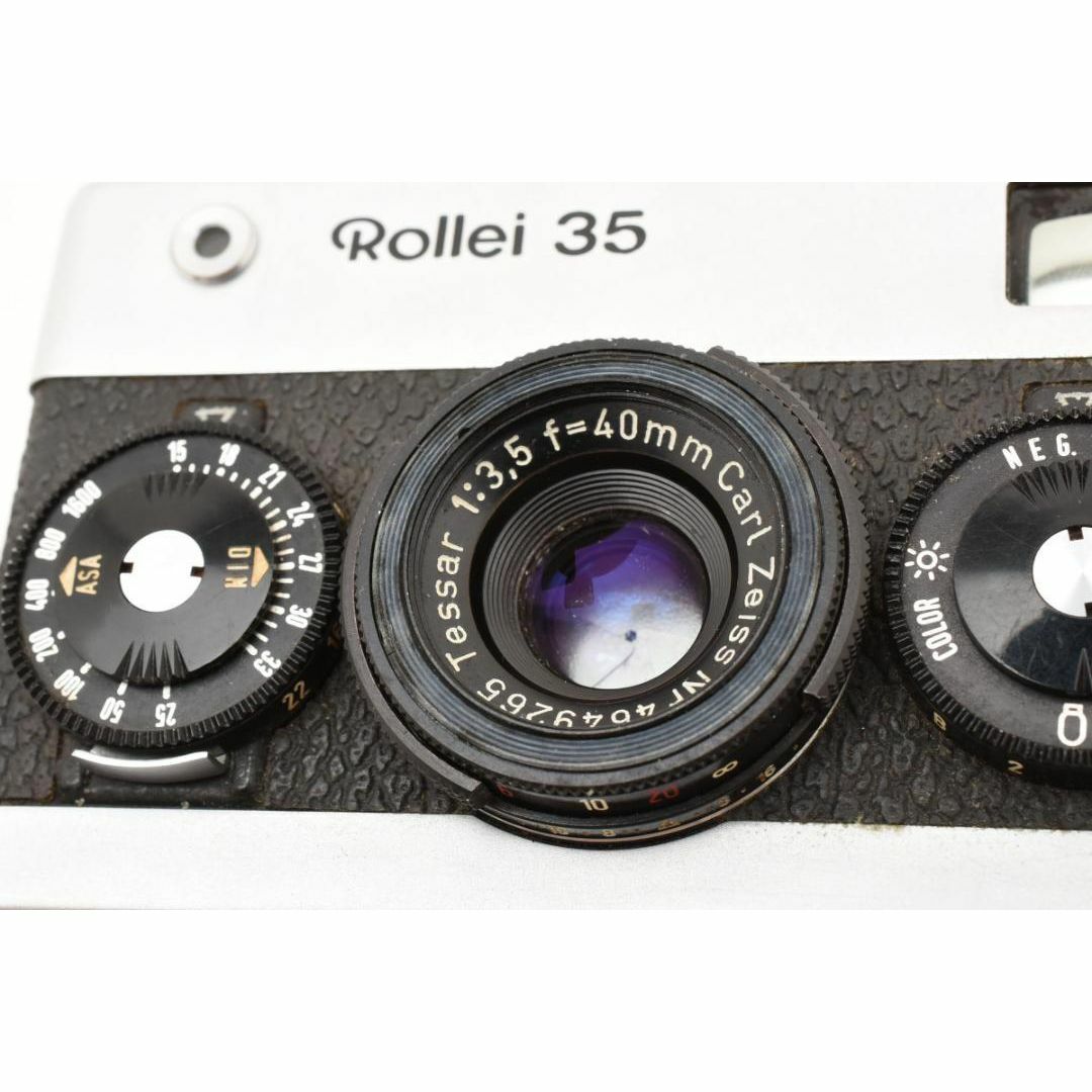 希少 Rollei 35 シルバー ドイツ製 コンパクトフィルムカメラの 希少 Rollei 35 シルバー ドイツ製 コンパクトフィルムカメラの