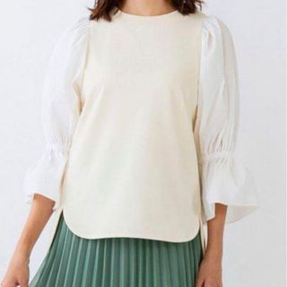 Sono - sono ネイビー ハーリーペプラムブラウスの通販 by 商品 Sono - sono ネイビー ハーリーペプラムブラウスの通販 by 商品