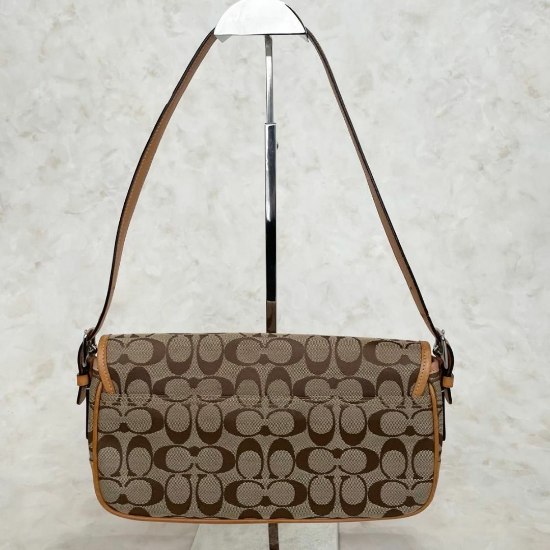 COACH - 【人気】COACH ワンショルダーバック シグネチャー COACH - 【人気】COACH ワンショルダーバック シグネチャー