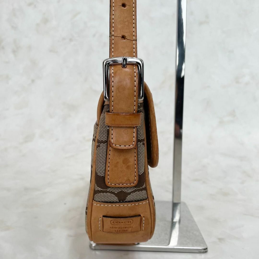 COACH - 【人気】COACH ワンショルダーバック シグネチャー COACH - 【人気】COACH ワンショルダーバック シグネチャー