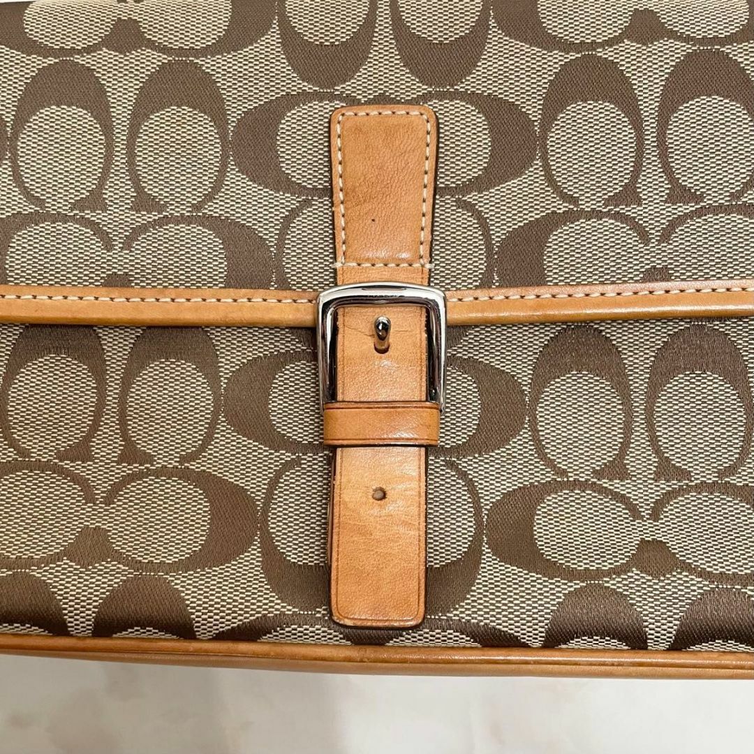 COACH - 【人気】COACH ワンショルダーバック シグネチャー COACH - 【人気】COACH ワンショルダーバック シグネチャー