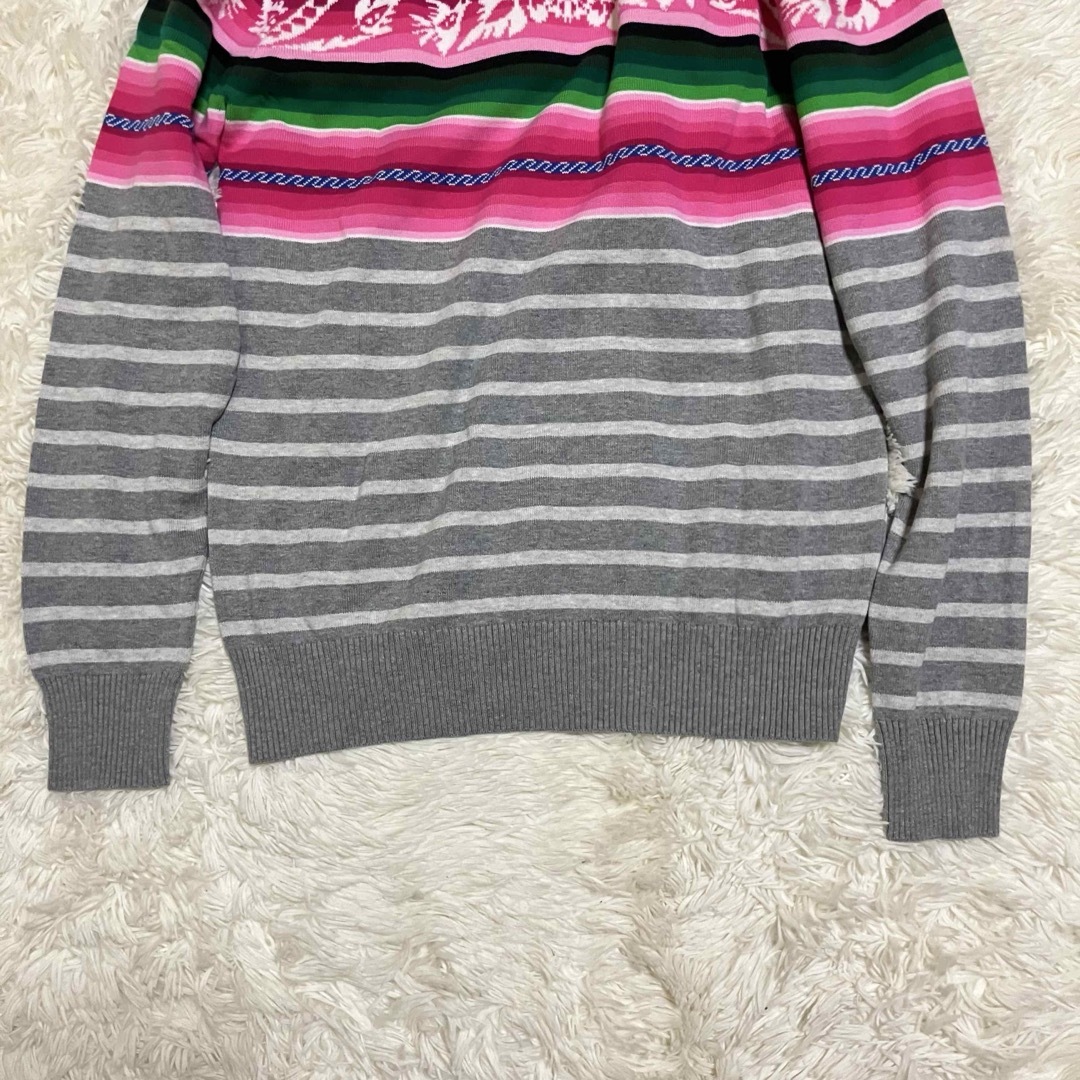 sacai - 未使用 サカイ ボーダー マルチカラー ノルディック sacai - 未使用 サカイ ボーダー マルチカラー ノルディック