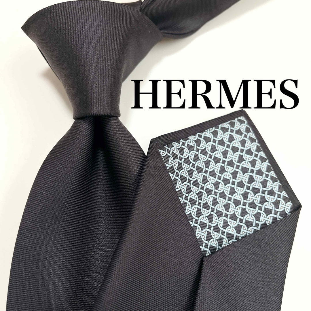 HERMES - 美品 エルメス ネクタイ ハイブランド ソリッドタイ HERMES - 美品 エルメス ネクタイ ハイブランド ソリッドタイ