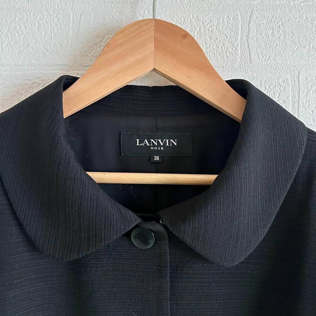LANVIN NOIR - 美品✨LANVIN ブラックフォーマルセットアップ 黒 LANVIN NOIR - 美品✨LANVIN ブラックフォーマルセットアップ 黒