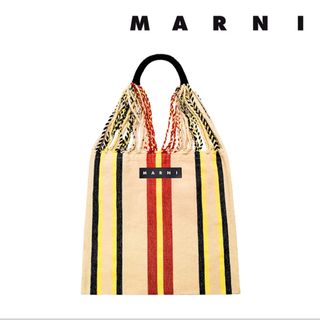 MARNI - マルニ 新品 バーラップ バーチカルショッピングバッグ MARNI - マルニ 新品 バーラップ バーチカルショッピングバッグ