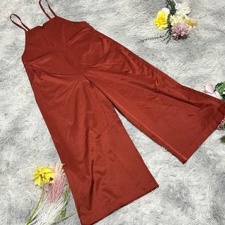 グラシア(GLACIER)の【GLACIER】グラシア　サロペット　ワイド　キャミ　(M) ストラップ(サロペット/オーバーオール)