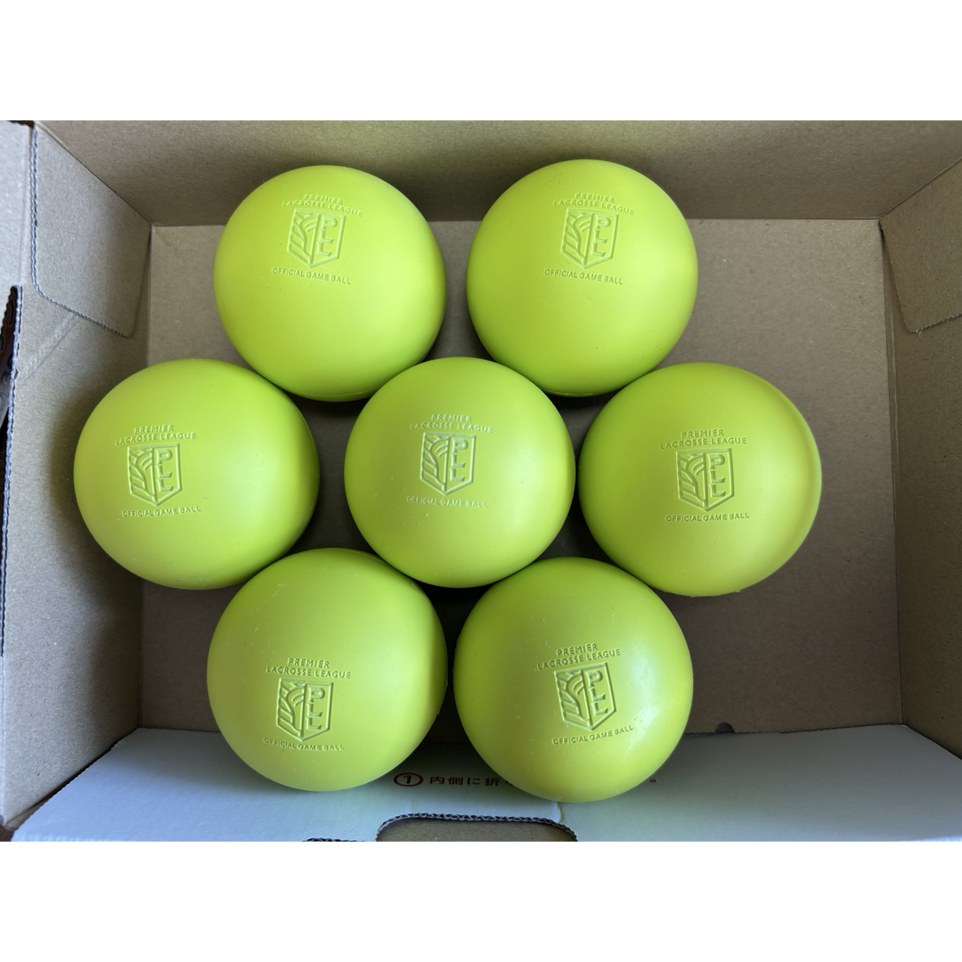 マッサージボール ラクロスボール イエロー7個セット スポーツ/アウトドアのトレーニング/エクササイズ(ヨガ)の商品写真