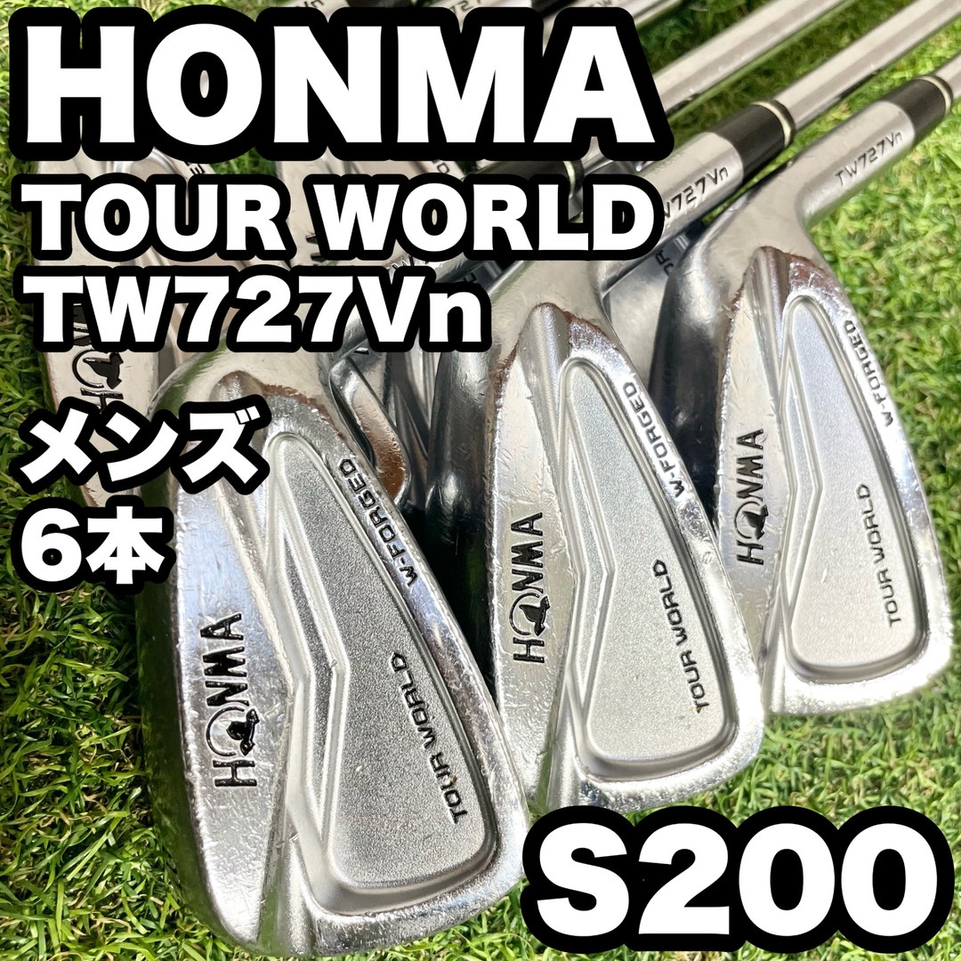 本間ゴルフ - HONMA TOUR WORLD TW727Vn アイアンセット メンズ 本間ゴルフ - HONMA TOUR WORLD TW727Vn アイアンセット メンズ