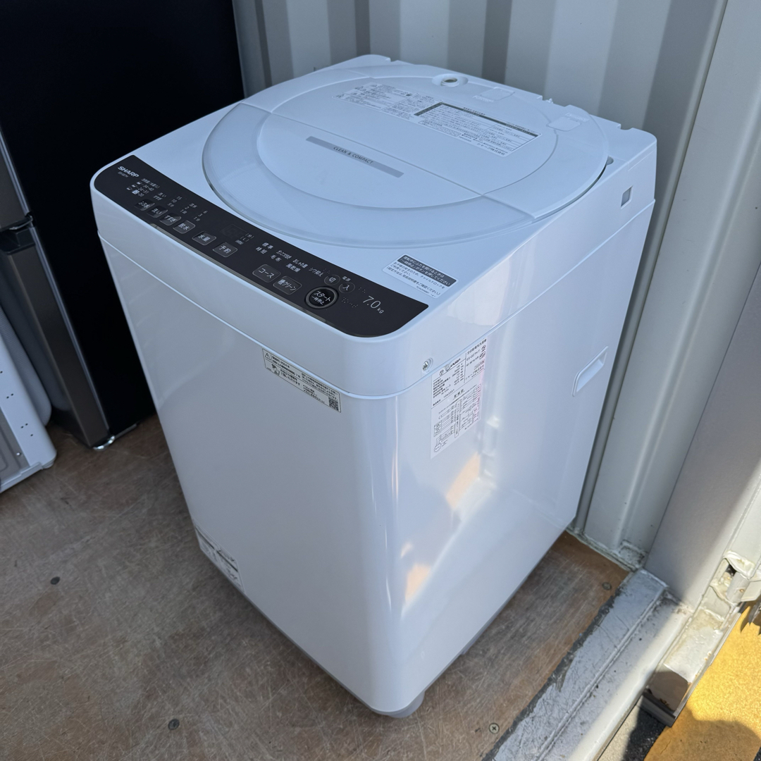 SHARP - C7404☆2024年製☆ほぼ新品☆シャープ 洗濯機 7KG SHARP - C7404☆2024年製☆ほぼ新品☆シャープ 洗濯機 7KG