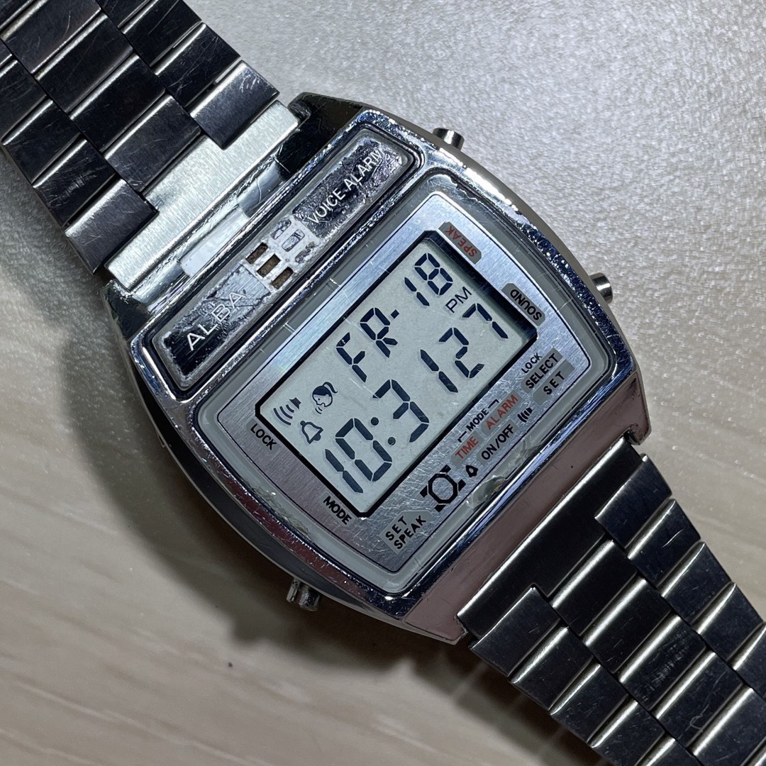 SEIKO - SEIKO ALBA SPEAK TIME VOICE ALARM 腕時計の通販 by SEIKO - SEIKO ALBA SPEAK TIME VOICE ALARM 腕時計の通販 by