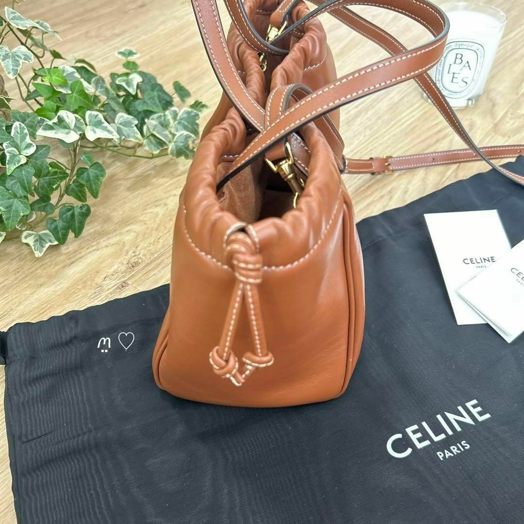 CELINE - CELINE セリーヌ スモールカバドローストリングキュイ CELINE - CELINE セリーヌ スモールカバドローストリングキュイ