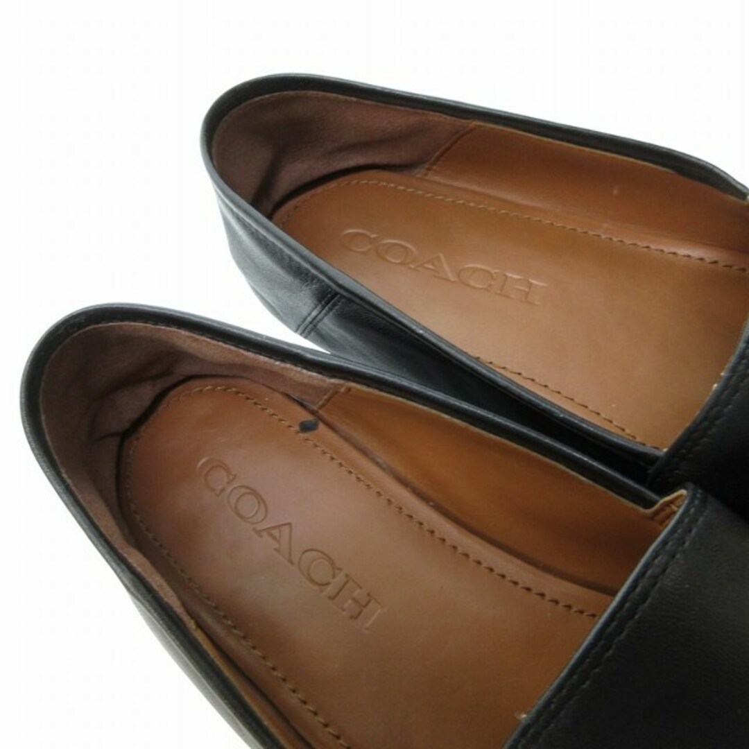 COACH - コーチ COACH レザー ビット ローファー 黒 約23 COACH - コーチ COACH レザー ビット ローファー 黒 約23