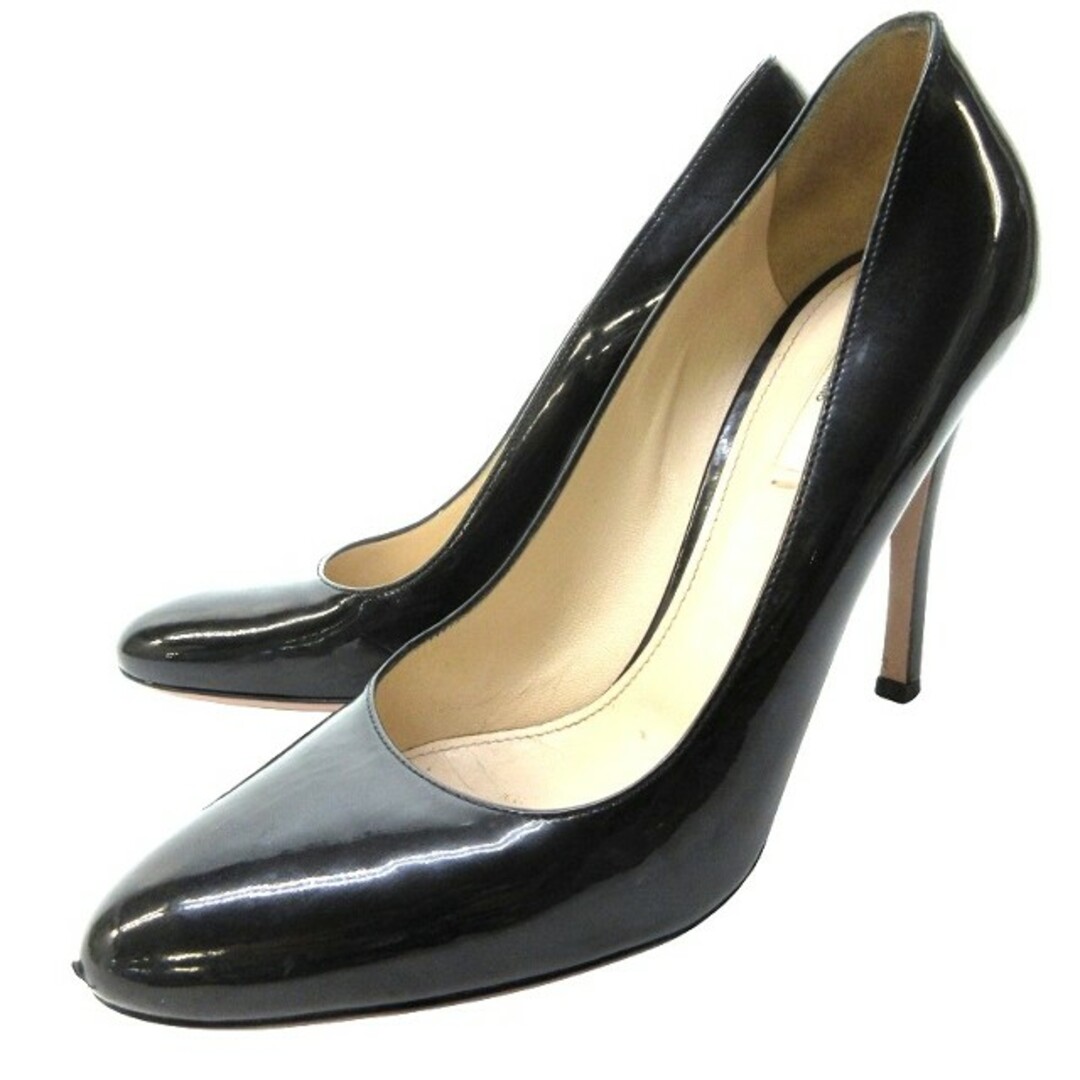 PRADA - プラダ PRADA エナメル パンプス ハイヒール 黒 約24 PRADA - プラダ PRADA エナメル パンプス ハイヒール 黒 約24