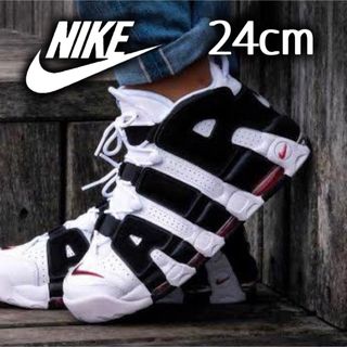 NIKE - 美品希少 ナイキ エアモアアップテンポ ゼブラ 24cm NIKE - 美品希少 ナイキ エアモアアップテンポ ゼブラ 24cm