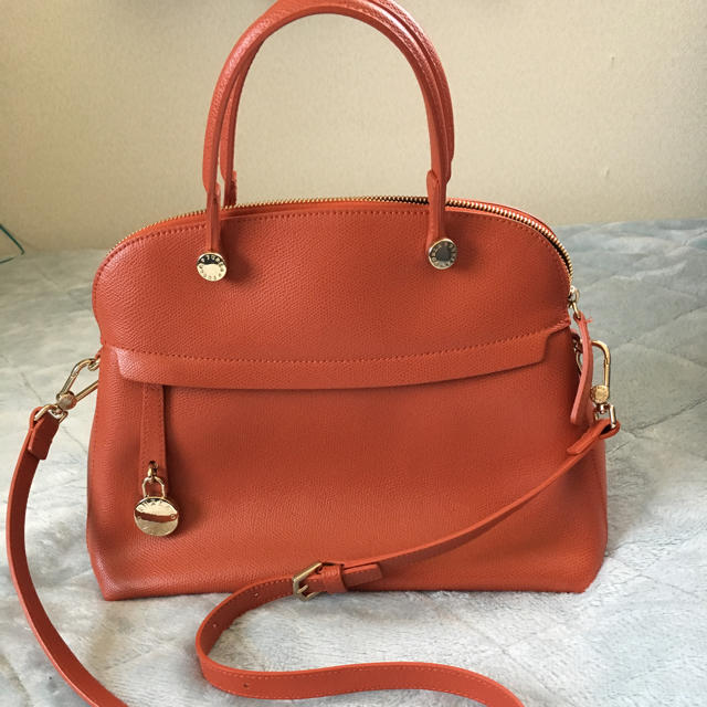 専門店 FURLA フルラ パイパー L オレンジ PIPER ilam.org
