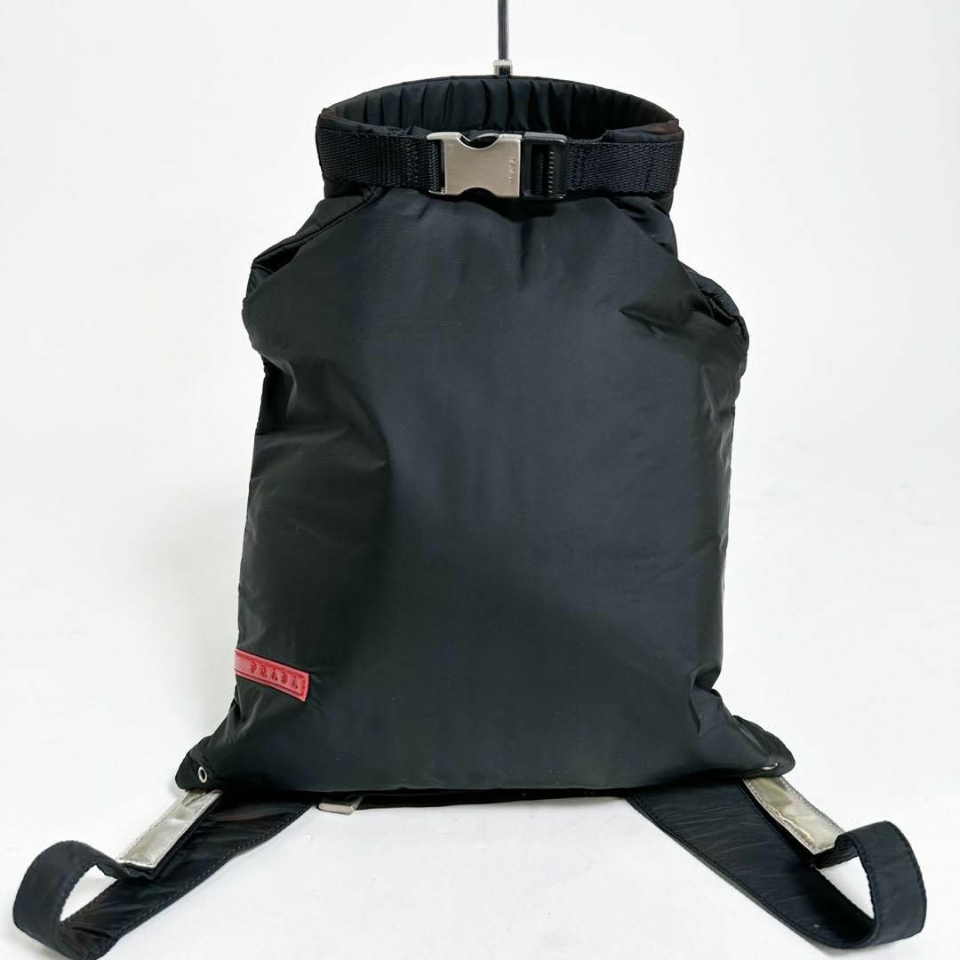 PRADA - PRADA SPORTS プラダスポーツ リュックサック 黒 保存袋 PRADA - PRADA SPORTS プラダスポーツ リュックサック 黒 保存袋