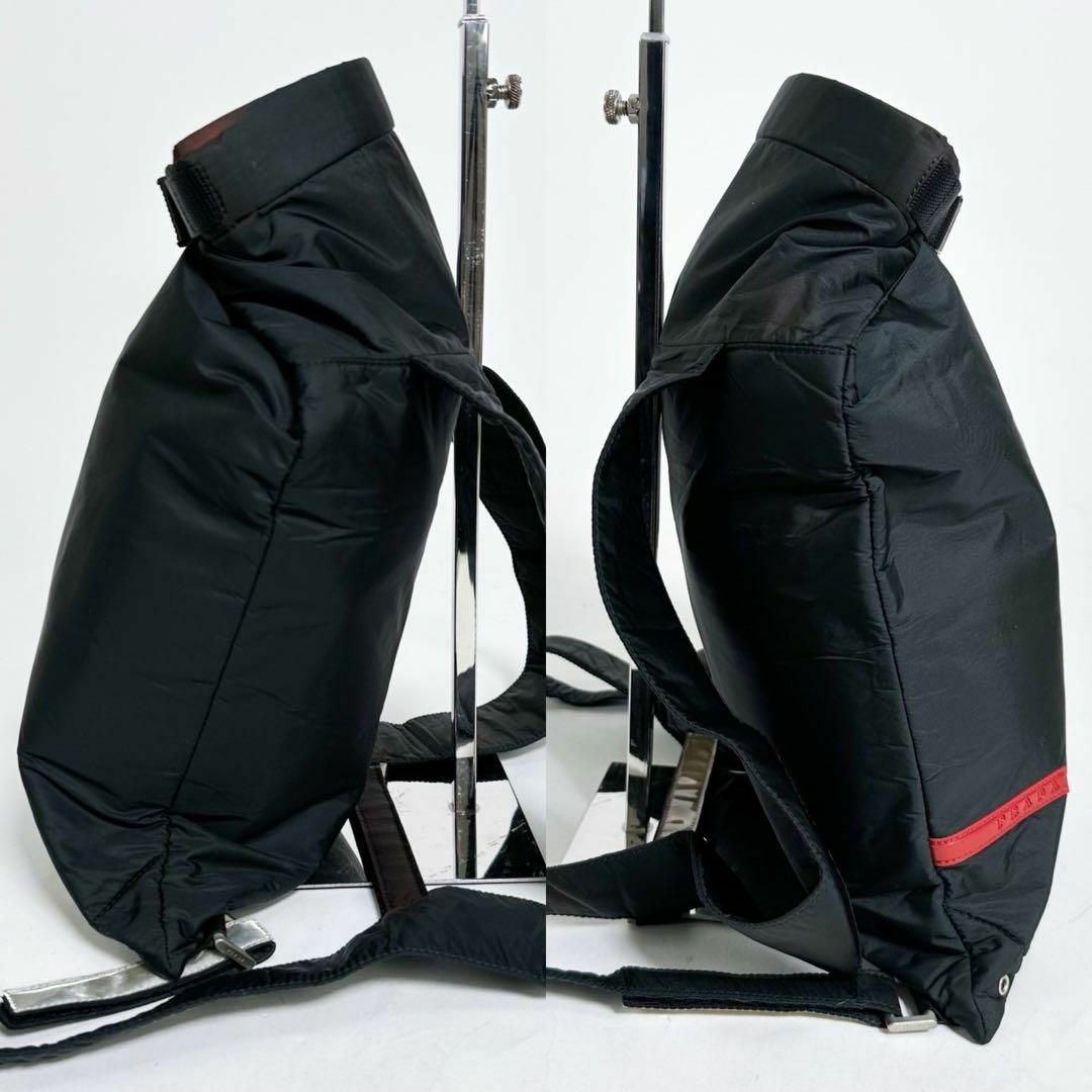PRADA - PRADA SPORTS プラダスポーツ リュックサック 黒 保存袋 PRADA - PRADA SPORTS プラダスポーツ リュックサック 黒 保存袋