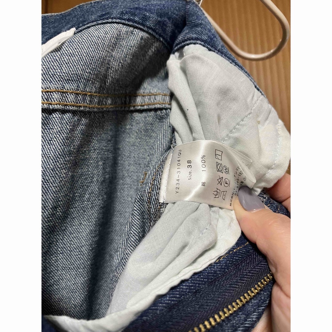 YENN☆CURVED SEAM DENIM☆送料込みの通販 by naomi˙ᵕ˙♡'s YENN☆CURVED SEAM DENIM☆送料込みの通販 by naomi˙ᵕ˙♡'s