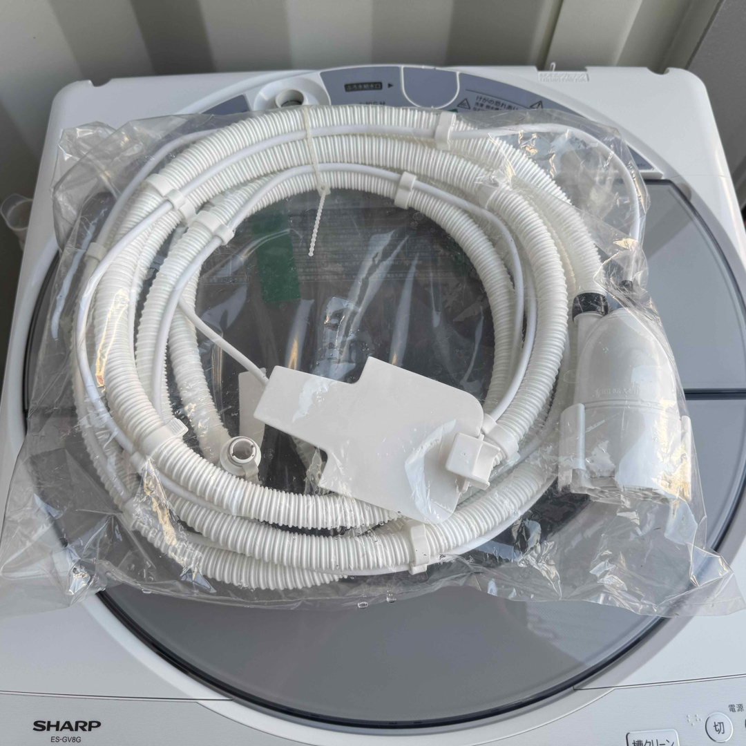 SHARP - C7417☆2023年製美品☆シャープ 洗濯機 8KG 穴無し槽 SHARP - C7417☆2023年製美品☆シャープ 洗濯機 8KG 穴無し槽