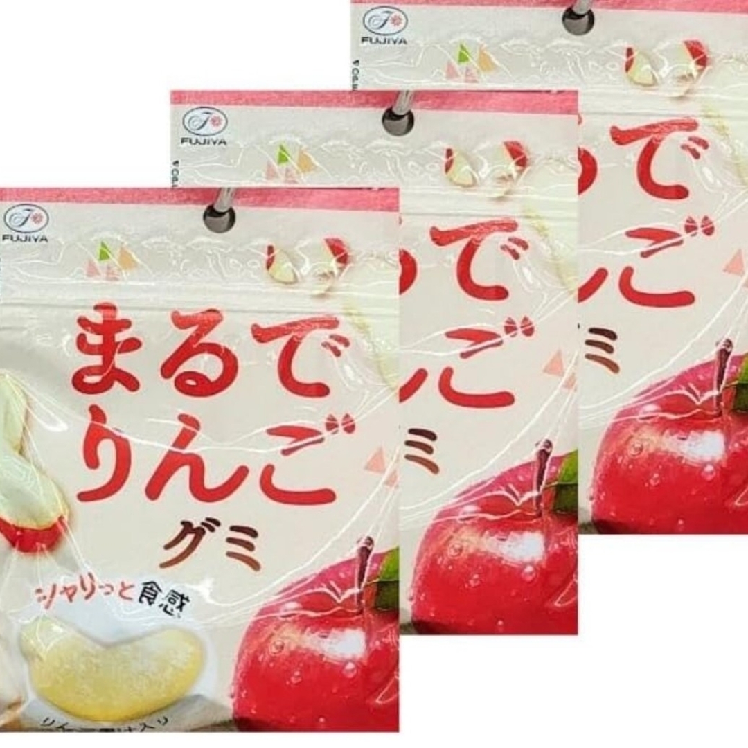 不二家 - まるでりんごグミ 3袋セット 不二家 セブン限定の通販 不二家 - まるでりんごグミ 3袋セット 不二家 セブン限定の通販