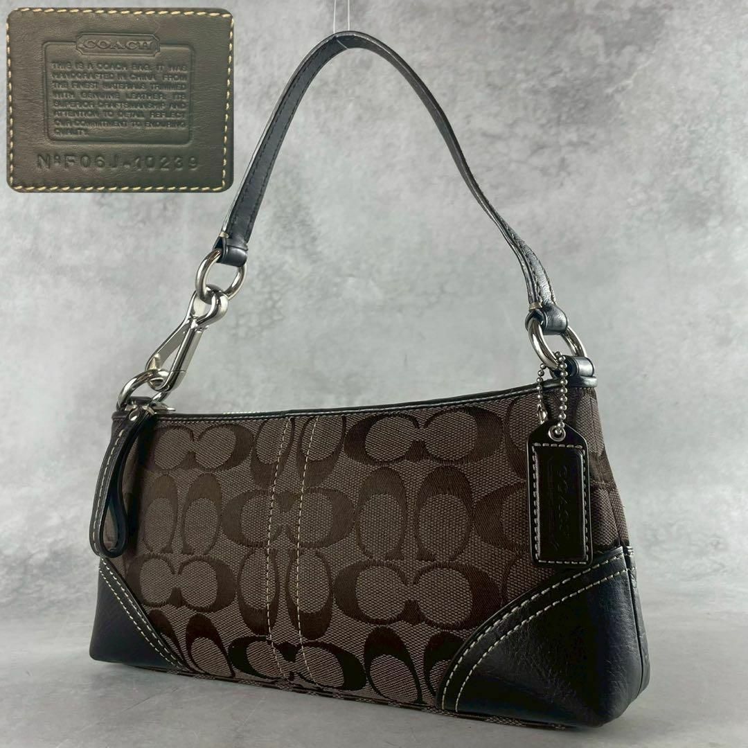 COACH - COACH コーチ ワンショルダー ポーチ シグネチャー COACH - COACH コーチ ワンショルダー ポーチ シグネチャー