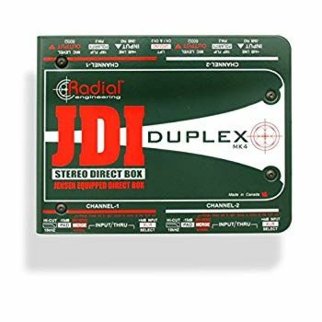 RADIAL JDI Duplex ステレオ パッシブ DIボックス cm3dmju 楽器の楽器 その他(その他)の商品写真