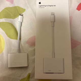 Apple - APPLE Lightning DigitaL AVアダプタ MD826AM/Aの通販 Apple - APPLE Lightning DigitaL AVアダプタ MD826AM/Aの通販