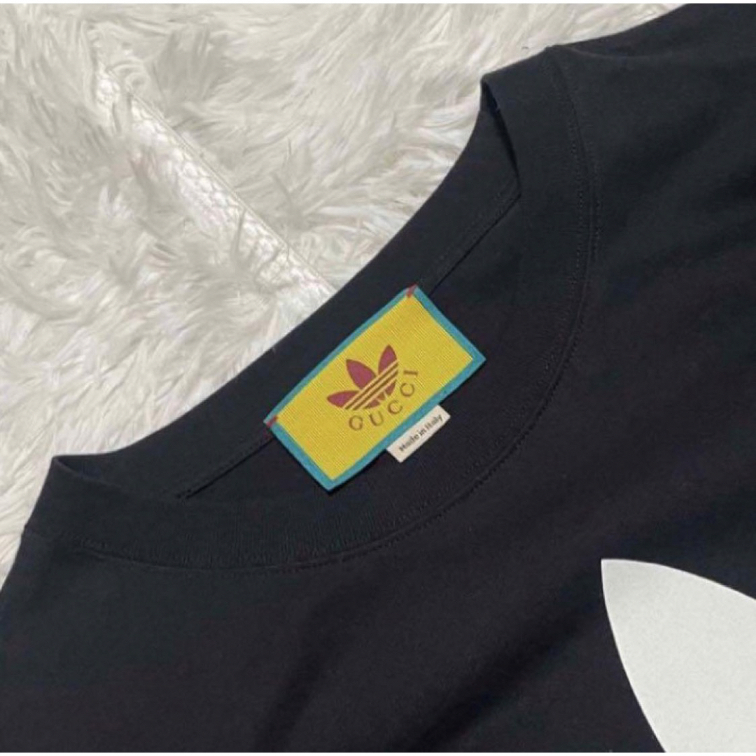 GUCCI - 【限定コラボ】 グッチ アディダス フロントロゴ バック GUCCI - 【限定コラボ】 グッチ アディダス フロントロゴ バック
