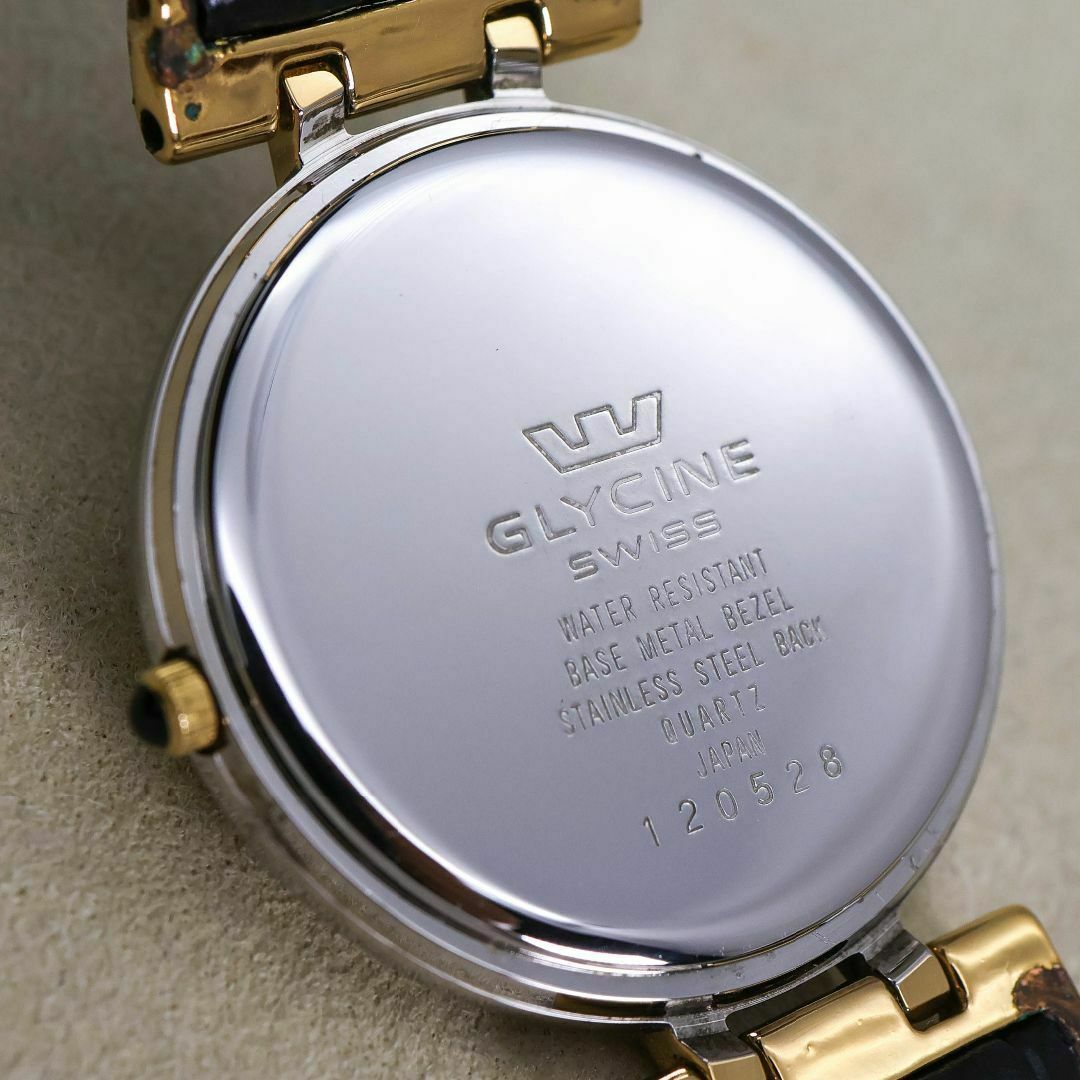 GLYCINE - 稼働 GLYCINE 腕時計 クラシカル ボーイズ レザー 外 GLYCINE - 稼働 GLYCINE 腕時計 クラシカル ボーイズ レザー 外
