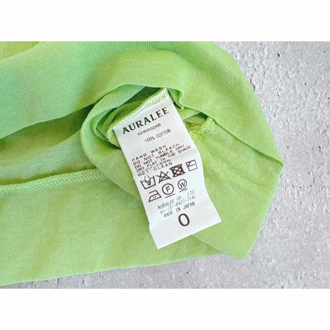 AURALEE - 2024SS AURALEE オーラリー ショートポロシャツ AURALEE - 2024SS AURALEE オーラリー ショートポロシャツ