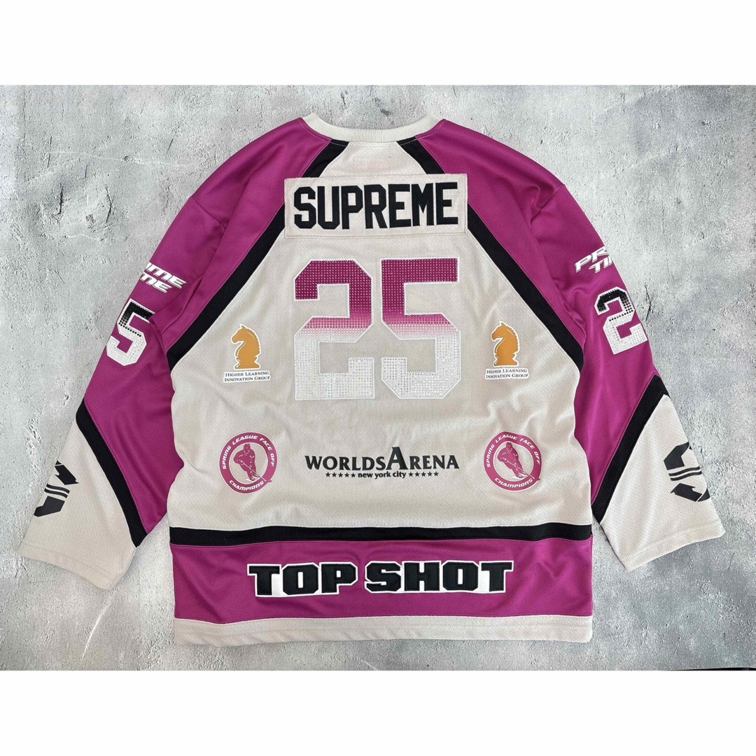 Supreme - 25SS Supreme Rhinestone Hockey Jersey Lの通販 by Supreme - 25SS Supreme Rhinestone Hockey Jersey Lの通販 by