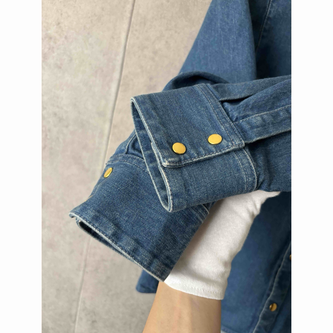 GUCCI - グッチ ウォッシュ加工ウェブラインビットデザイン GUCCI - グッチ ウォッシュ加工ウェブラインビットデザイン