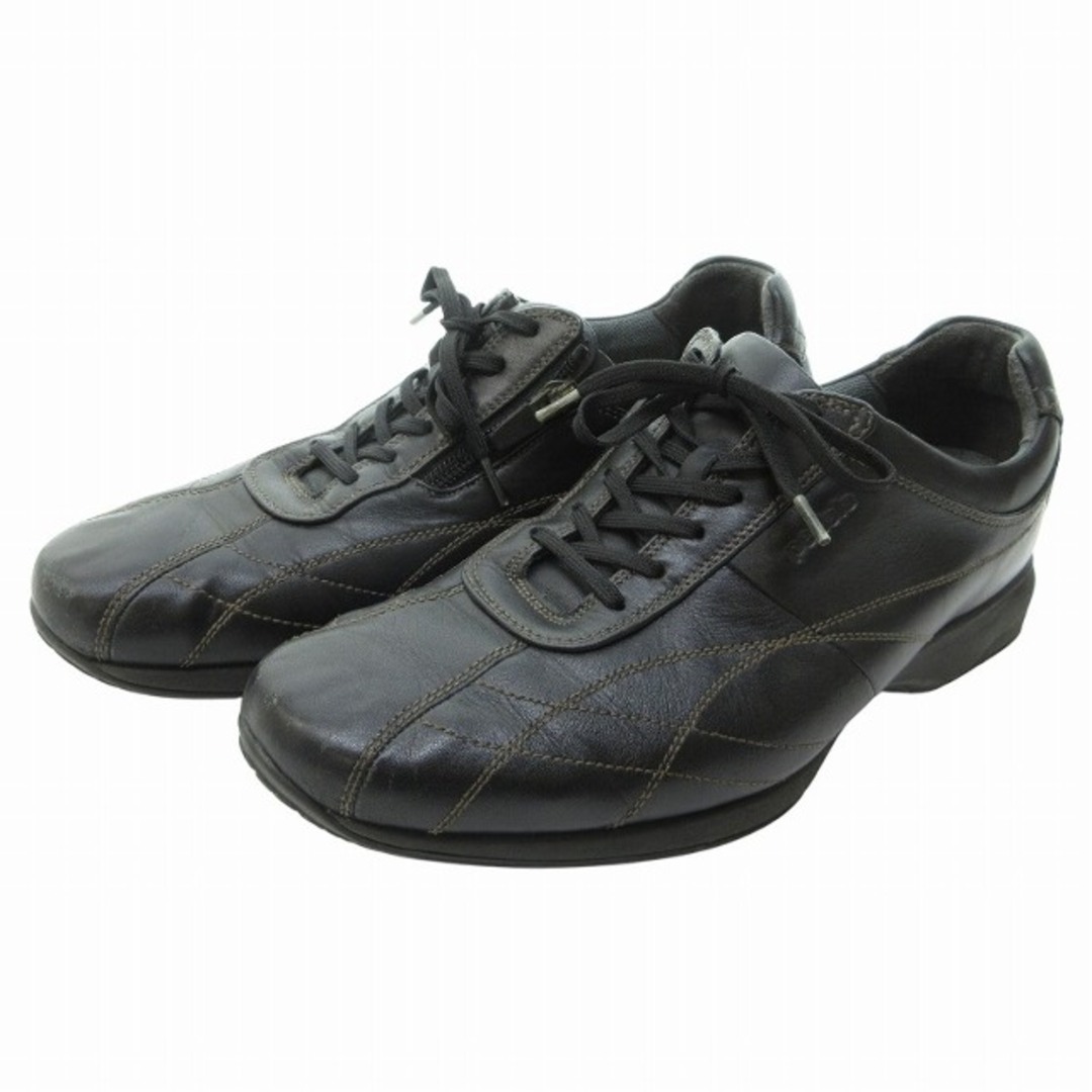 asics - アシックス WALKING PEDALA レザーシューズ 黒 26㎝の asics - アシックス WALKING PEDALA レザーシューズ 黒 26㎝の