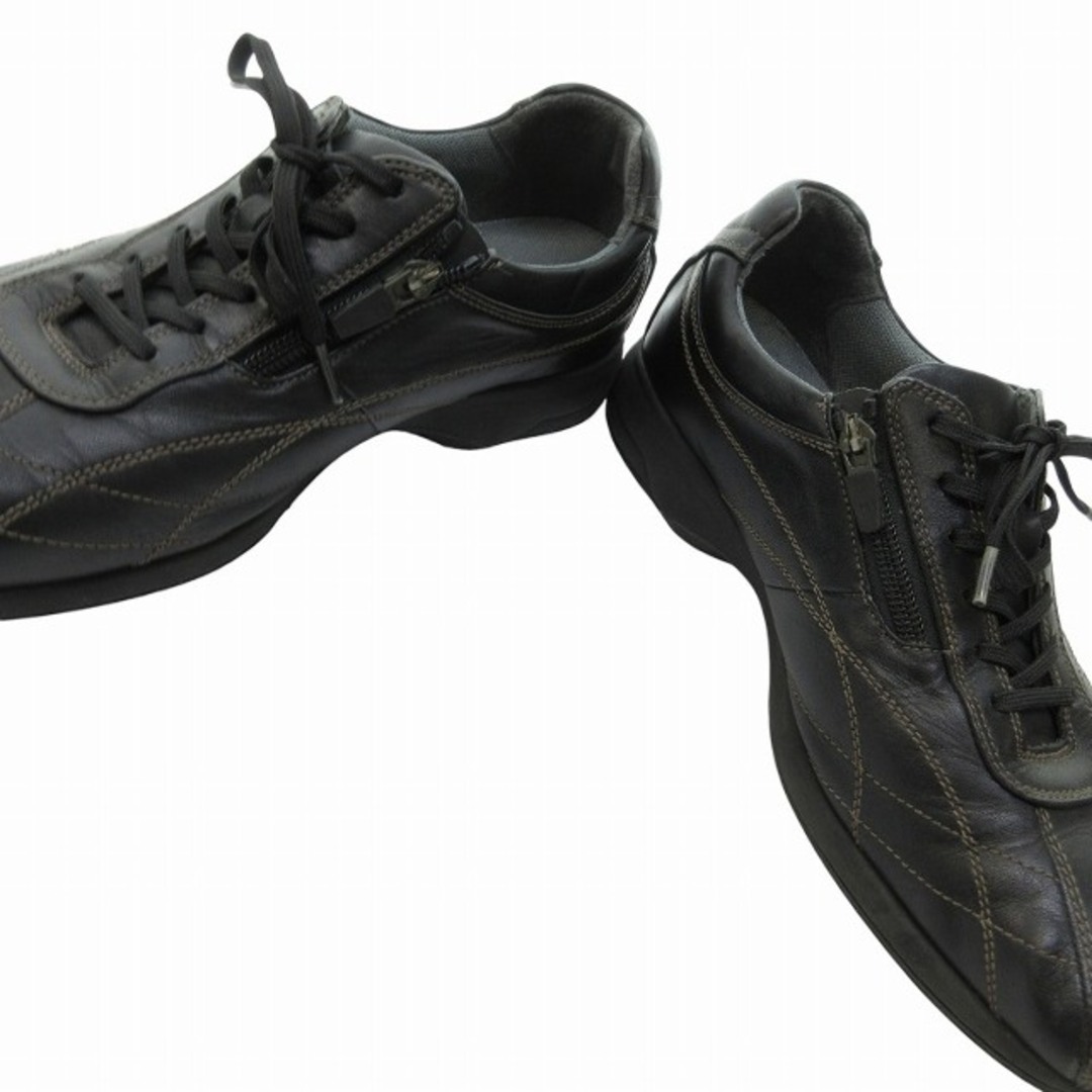 asics - アシックス WALKING PEDALA レザーシューズ 黒 26㎝の asics - アシックス WALKING PEDALA レザーシューズ 黒 26㎝の