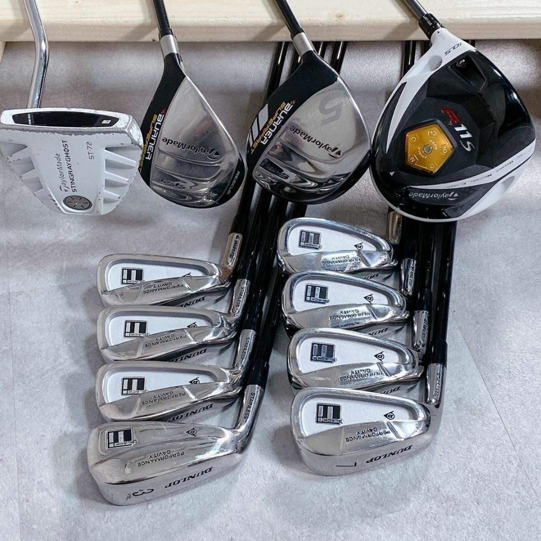 TaylorMade - W350【左利き】メンズ ゴルフ クラブセット 13点 TaylorMade - W350【左利き】メンズ ゴルフ クラブセット 13点