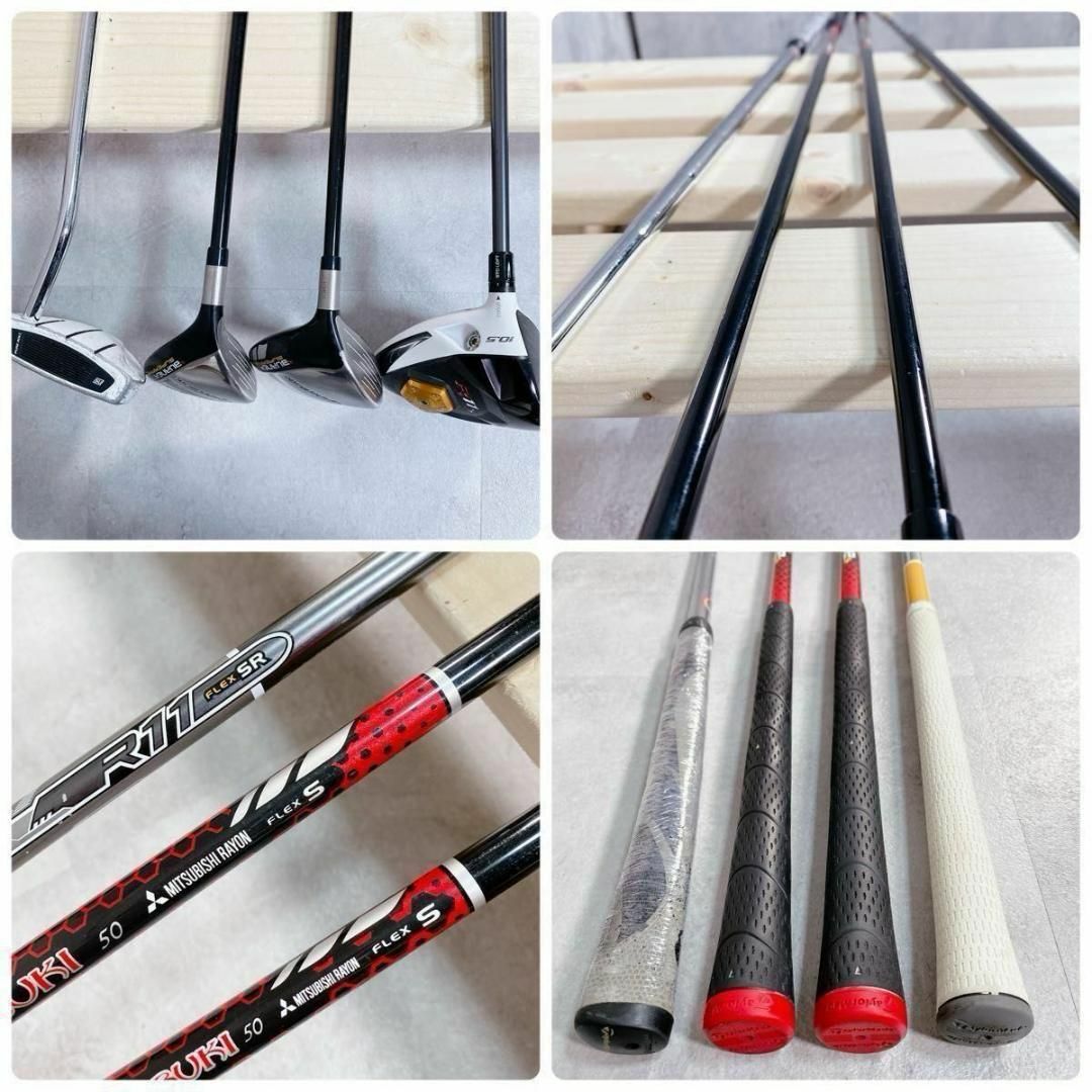 TaylorMade - W350【左利き】メンズ ゴルフ クラブセット 13点 TaylorMade - W350【左利き】メンズ ゴルフ クラブセット 13点