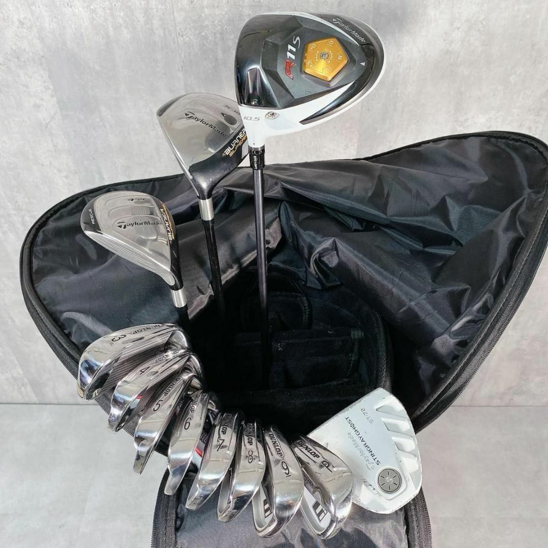 TaylorMade - W350【左利き】メンズ ゴルフ クラブセット 13点 TaylorMade - W350【左利き】メンズ ゴルフ クラブセット 13点