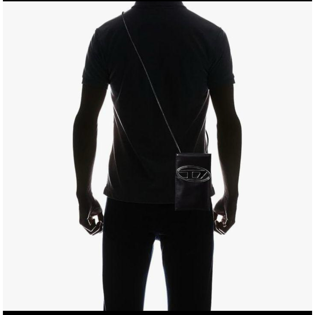 DIESEL - 【美品】ディーゼル ブラック 黒 オーバルD レザー DIESEL - 【美品】ディーゼル ブラック 黒 オーバルD レザー