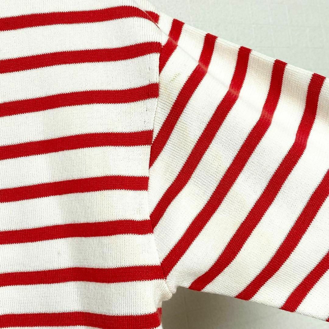 23区 - 23区 赤×白 ボーダー 半袖Tシャツ サイズM トップスの 23区 - 23区 赤×白 ボーダー 半袖Tシャツ サイズM トップスの