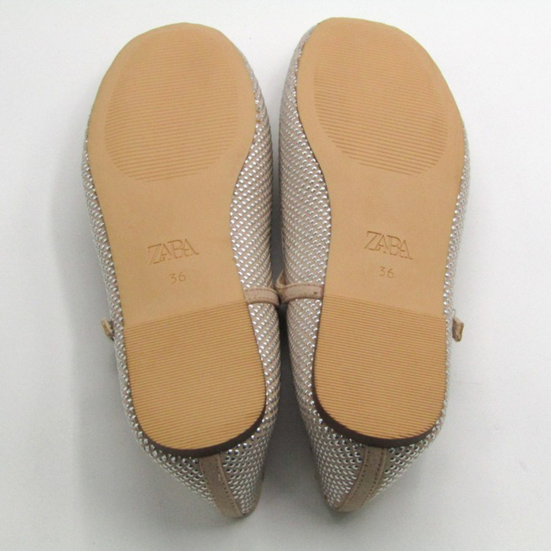 ZARA - ザラ バレエシューズ フラットシューズ スタッズ 靴 ZARA - ザラ バレエシューズ フラットシューズ スタッズ 靴