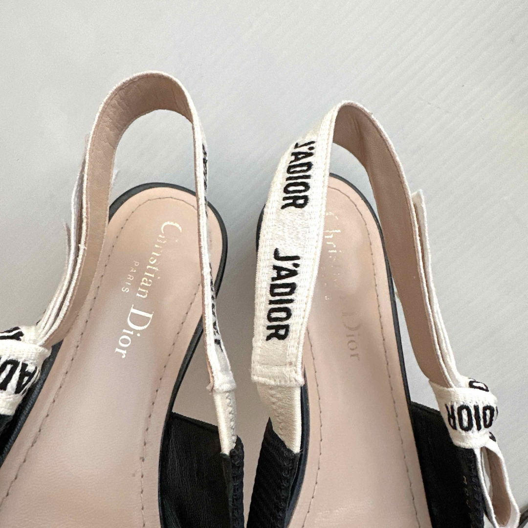 Christian Dior - DIOR ディオール スリングバック フラット Christian Dior - DIOR ディオール スリングバック フラット