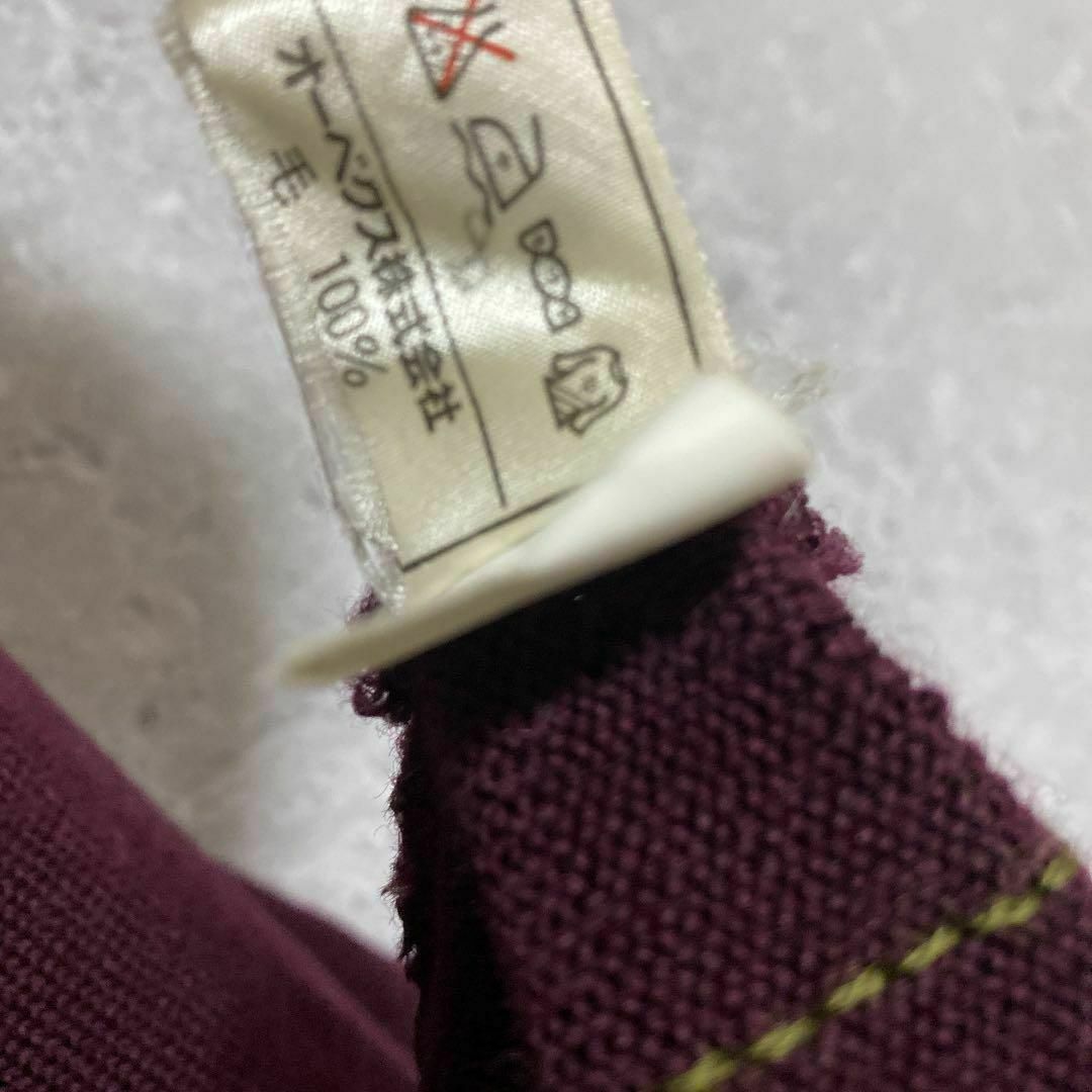 VINTAGE - 90S vintage 柄ニット メンズ L 個性派 古着 えんじ VINTAGE - 90S vintage 柄ニット メンズ L 個性派 古着 えんじ