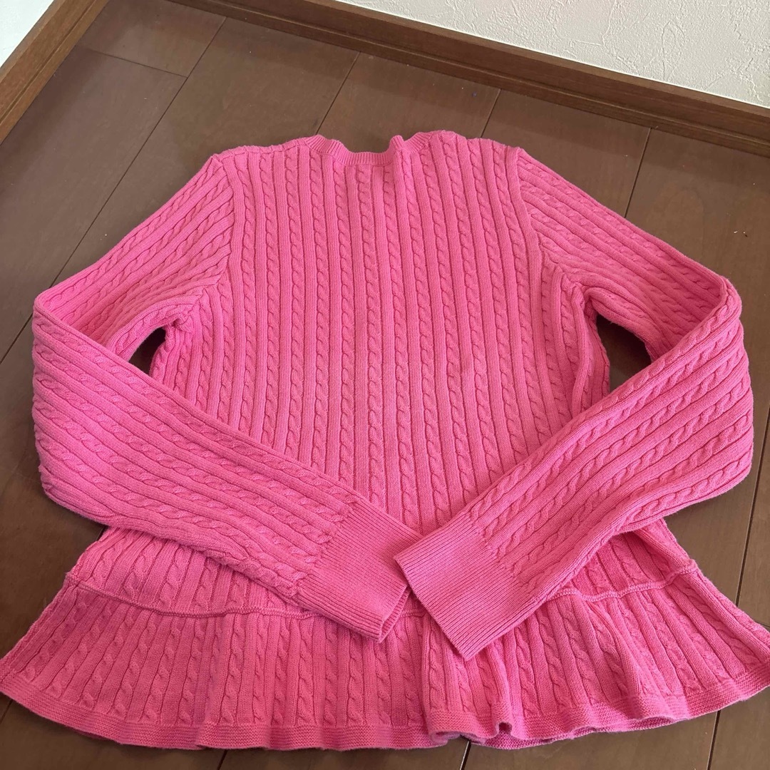 Ralph Lauren - ラルフローレン ピンク ケーブルニット Ralph Lauren - ラルフローレン ピンク ケーブルニット